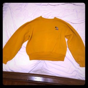 Mustard Mickey Mouse sweatshirt
